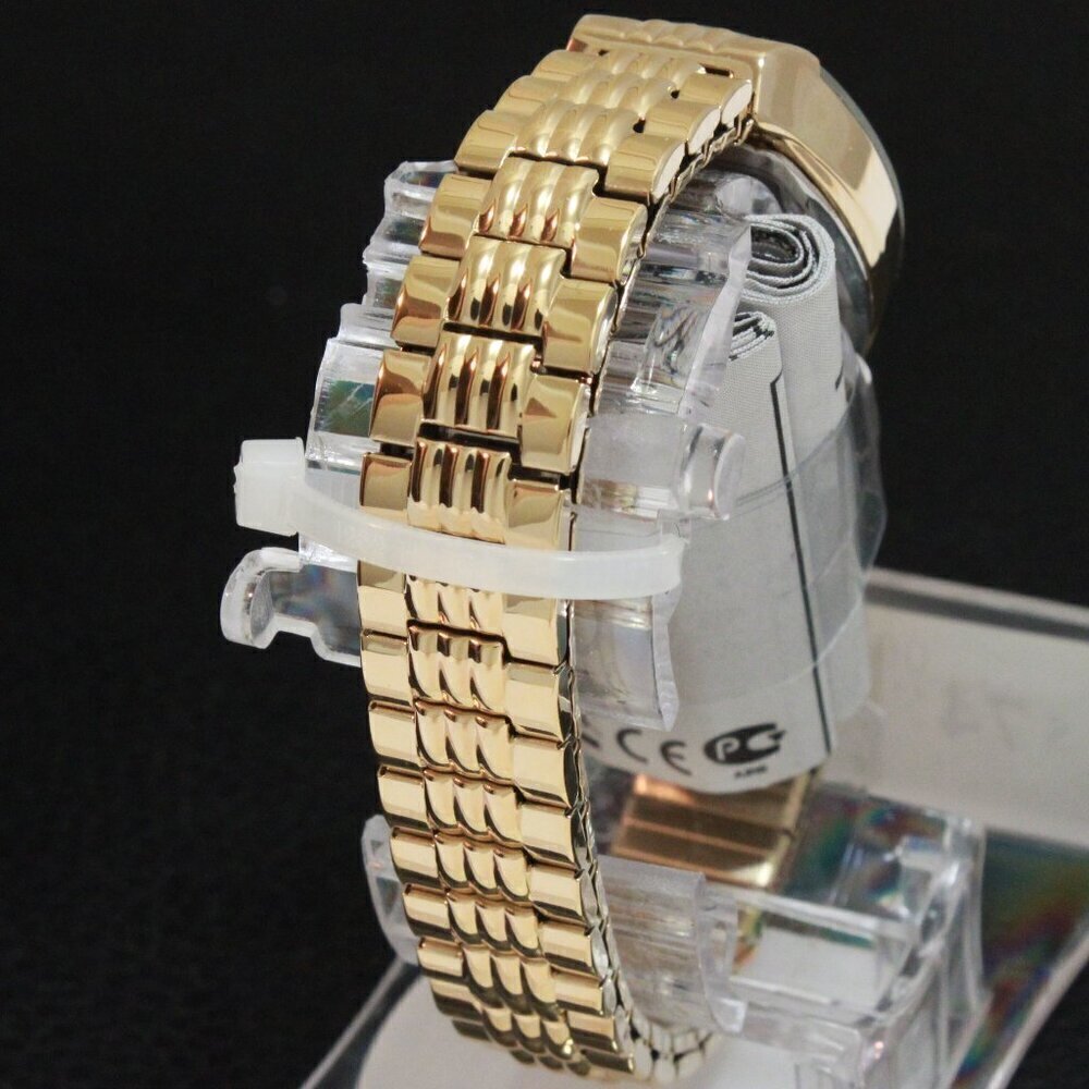 Timex Main Street Ladies Quartz Watch Gold Tone Expansion Bracelet 21mm - Picture 11 of 11
